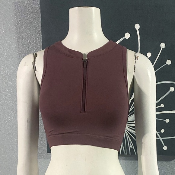 Gymshark Other - Gymshark quarter zip up training sports bra Size Small